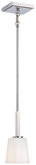 Minka-Lavery 1541-77 One Light Mini Pendant, Chrome