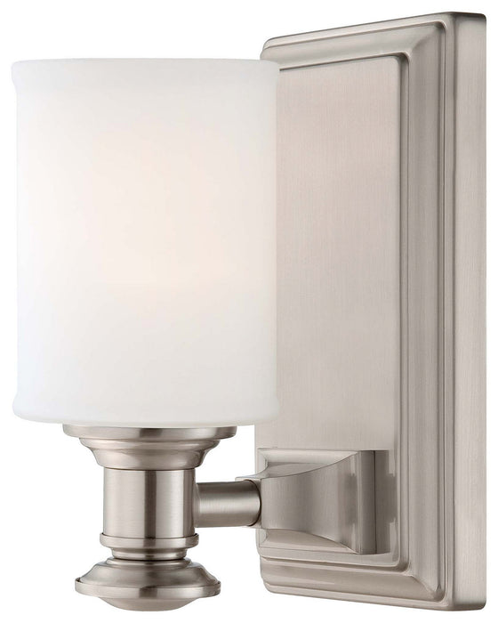 Minka-Lavery 5171-84 One Light Bath, Brushed Nickel