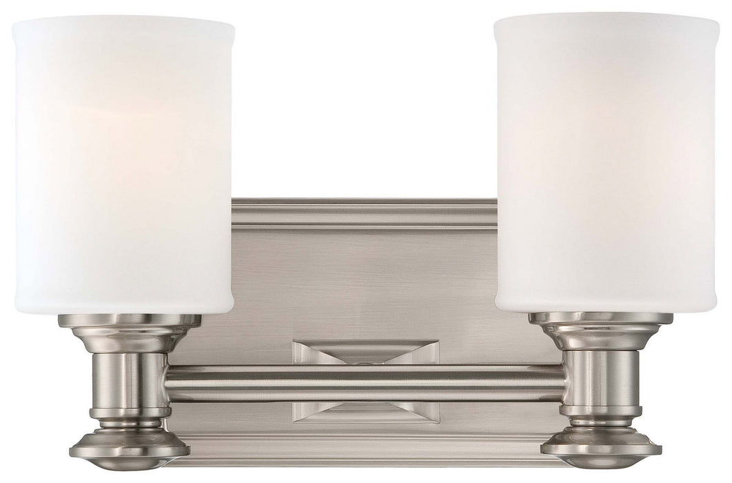 Minka-Lavery 5172-84 Two Light Bath, Brushed Nickel