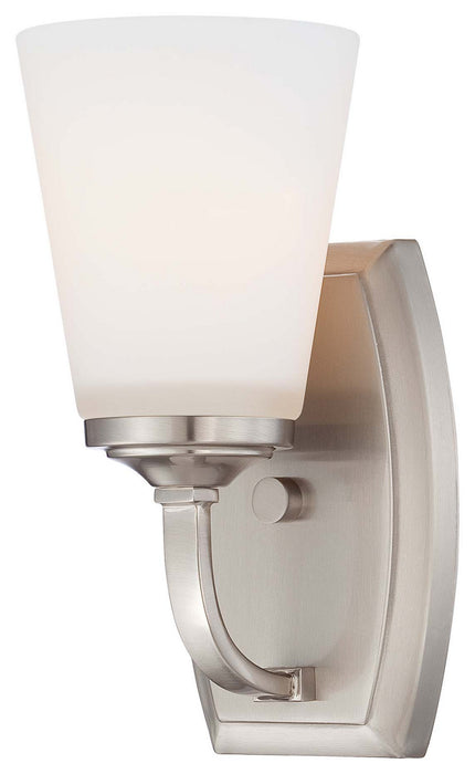 Minka-Lavery 6961-84 One Light Bath, Brushed Nickel
