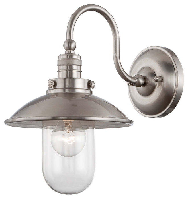 Minka-Lavery 71162-84 One Light Wall Mount, Brushed Nickel