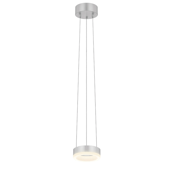 Sonneman 2311.16 LED Pendant, Bright Satin Aluminum