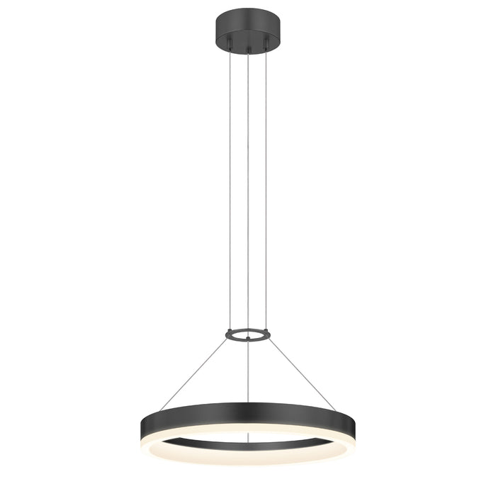 Sonneman 2313.25 LED Pendant, Satin Black