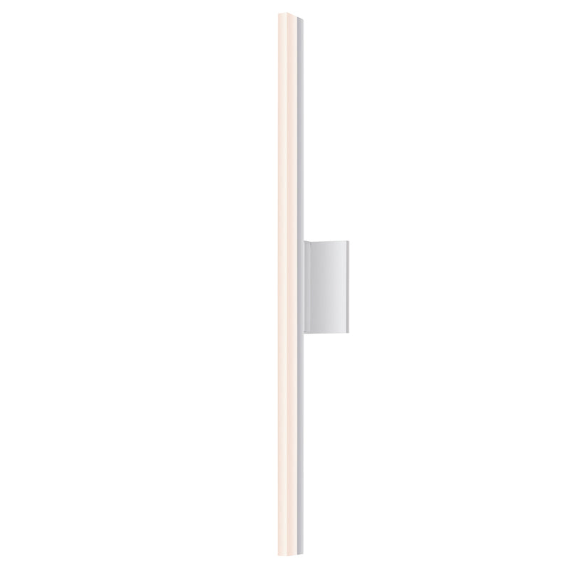 Sonneman 2342.16-DIM LED Wall Sconce, Bright Satin Aluminum