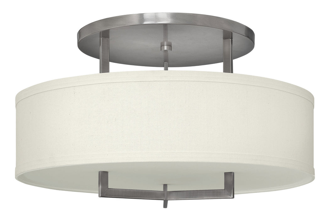 Hinkley 3211AN-LED LED Semi-Flush Mount, Antique Nickel
