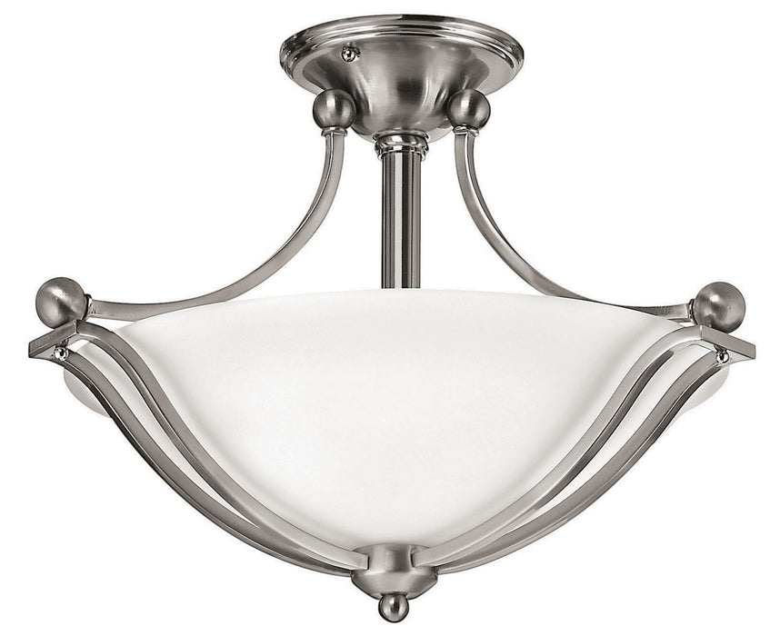 Hinkley 4651BN-LED LED Semi-Flush Mount, Brushed Nickel