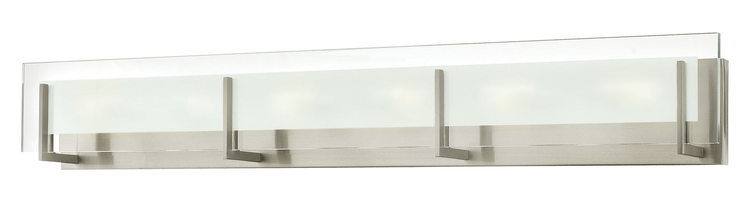 Hinkley 5656BN Six Light Bath, Brushed Nickel