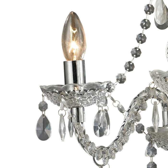 ELK Home 144-015 Three Light Chandelier, Clear