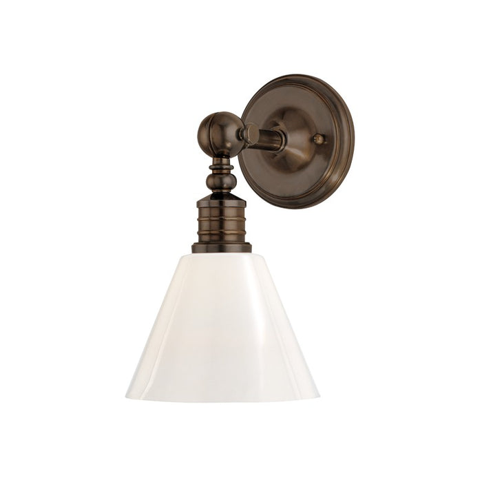 Hudson Valley 9601-DB One Light Wall Sconce, Distressed Bronze