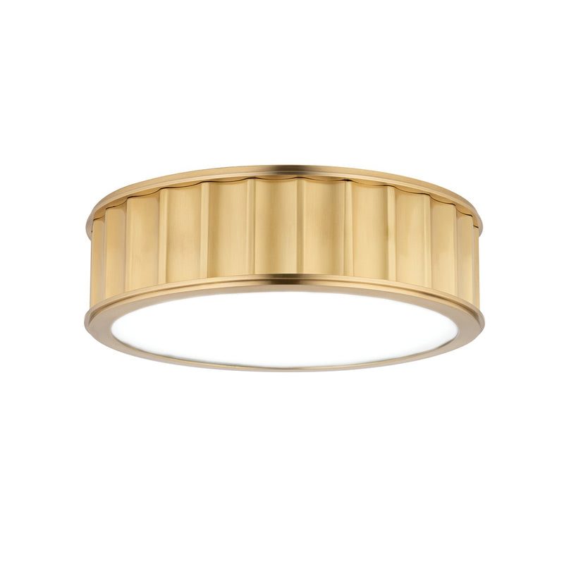 Hudson Valley 911-AGB Two Light Flush Mount, Aged Brass