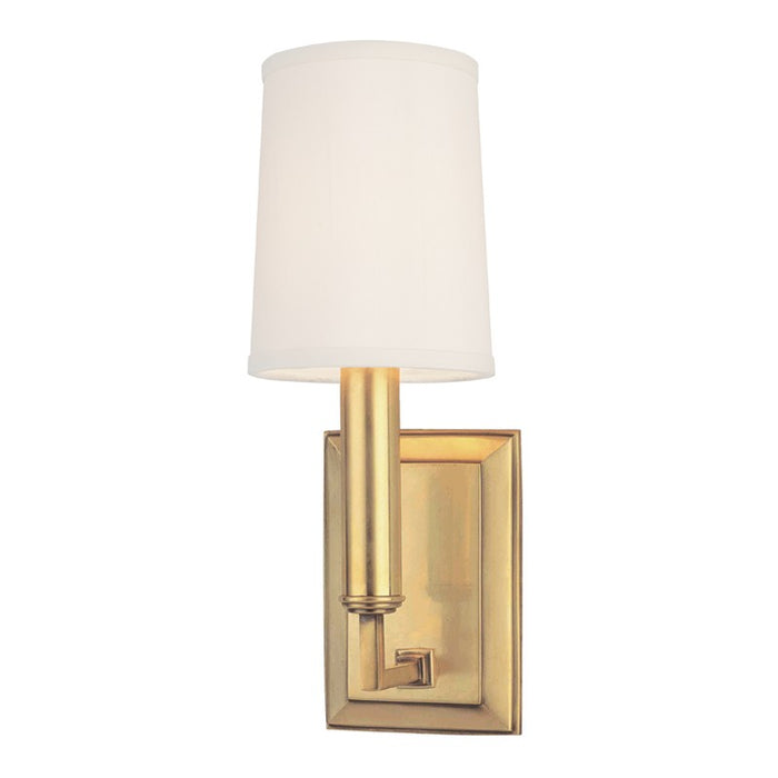Hudson Valley 811-AGB One Light Wall Sconce, Aged Brass