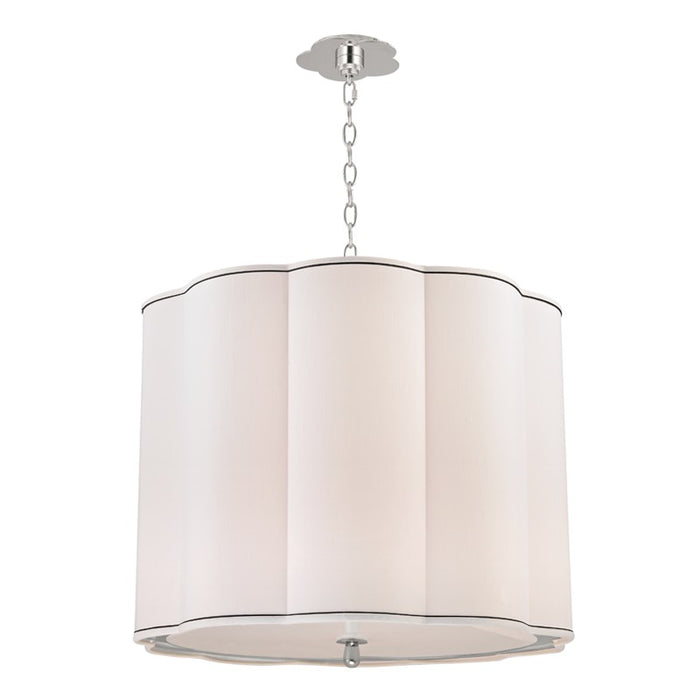 Hudson Valley 7925-PN Five Light Chandelier, Polished Nickel