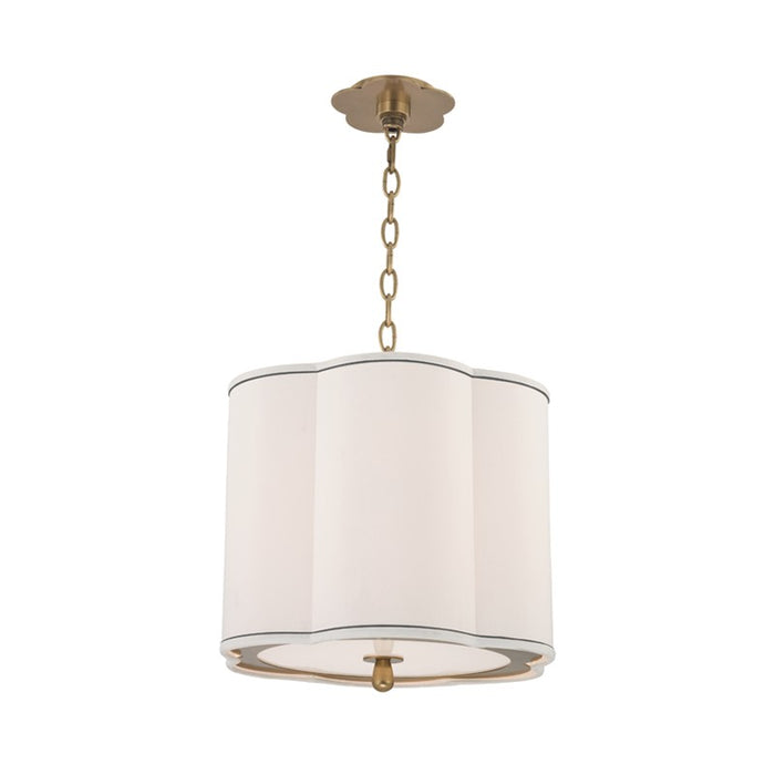 Hudson Valley 7915-AGB Three Light Pendant, Aged Brass