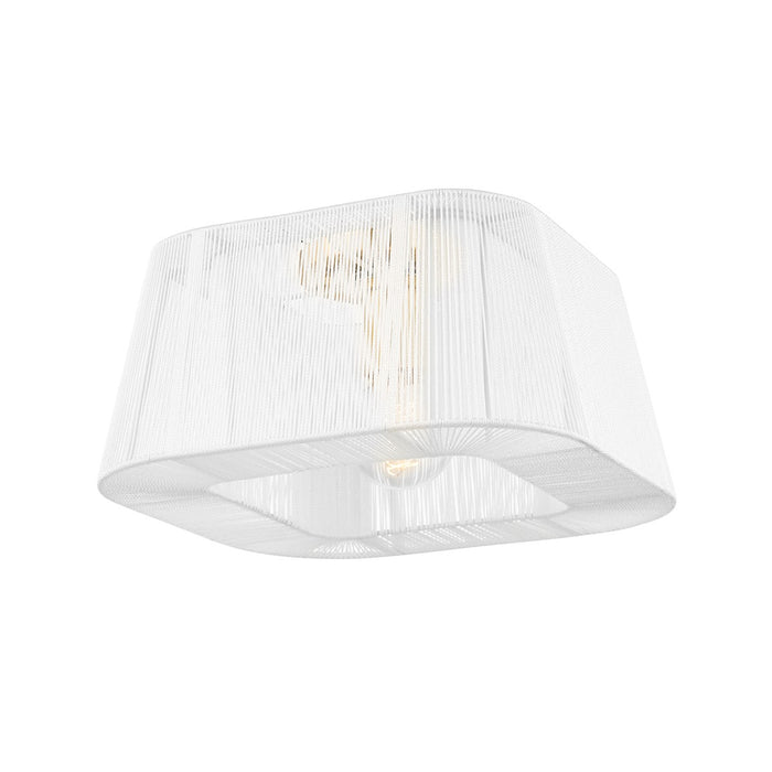 Hudson Valley 7610-AGB One Light Flush Mount, Aged Brass