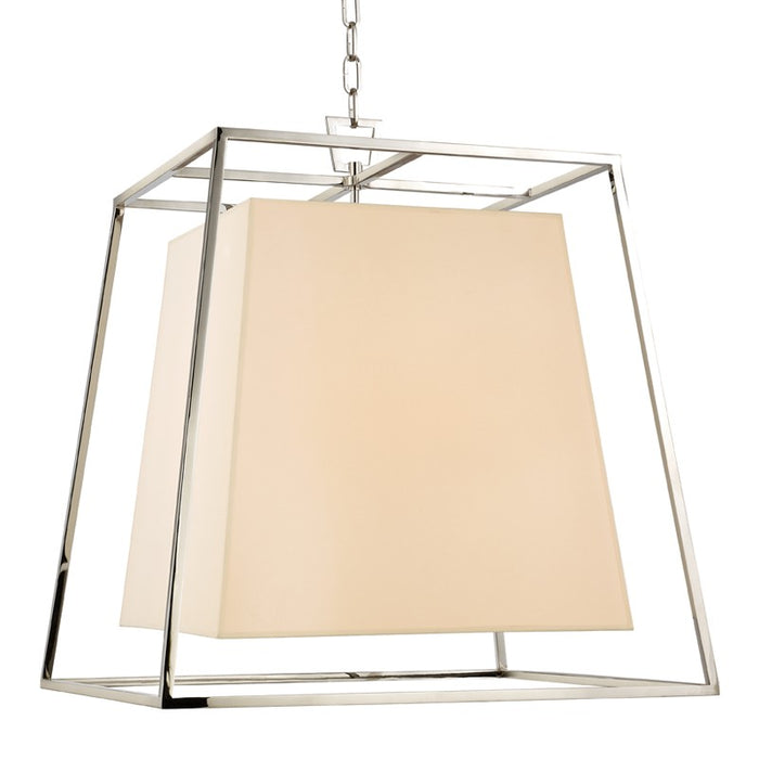 Hudson Valley 6924-PN Six Light Chandelier, Polished Nickel