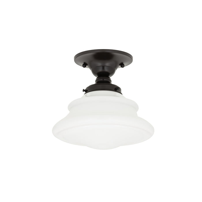 Hudson Valley 3409F-OB One Light Semi Flush Mount, Old Bronze