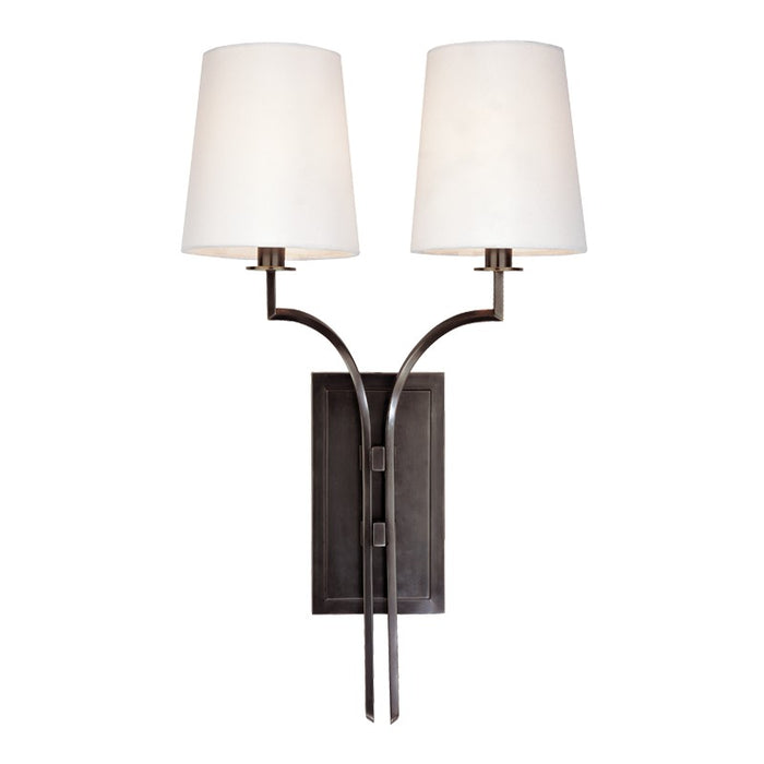 Hudson Valley 3112-OB Two Light Wall Sconce, Old Bronze