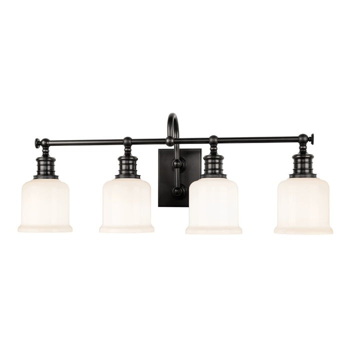 Hudson Valley 1974-OB Four Light Bath Bracket, Old Bronze