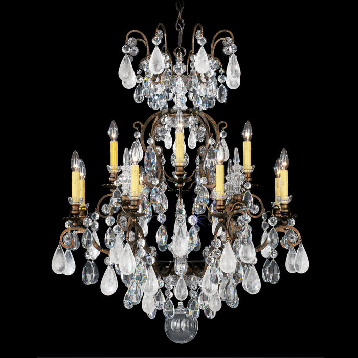 Schonbek 3572-76CL 13 Light Chandelier, Heirloom Bronze