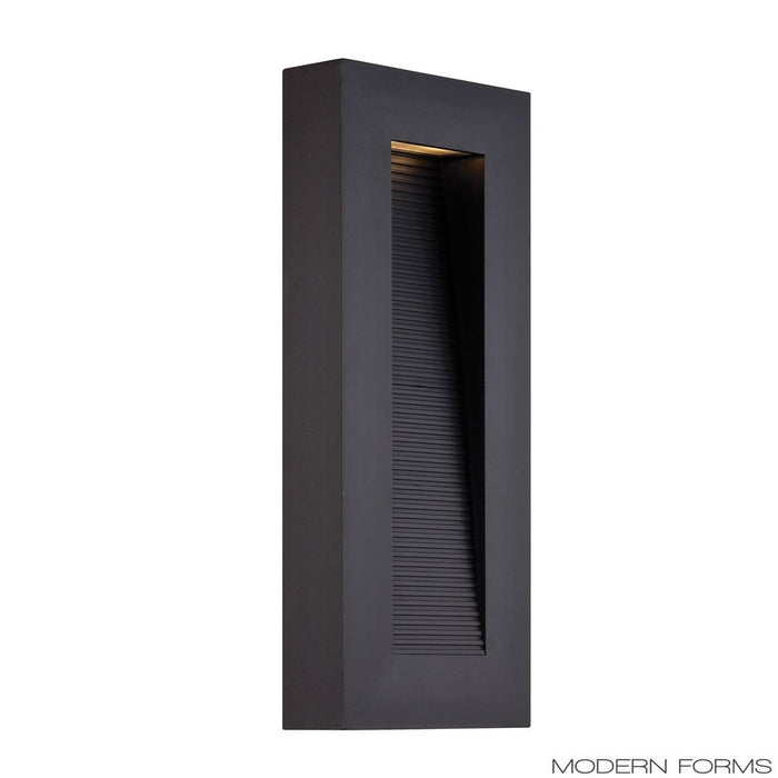 Modern Forms WS-W1116-BK LED Outdoor Wall Sconce, Black
