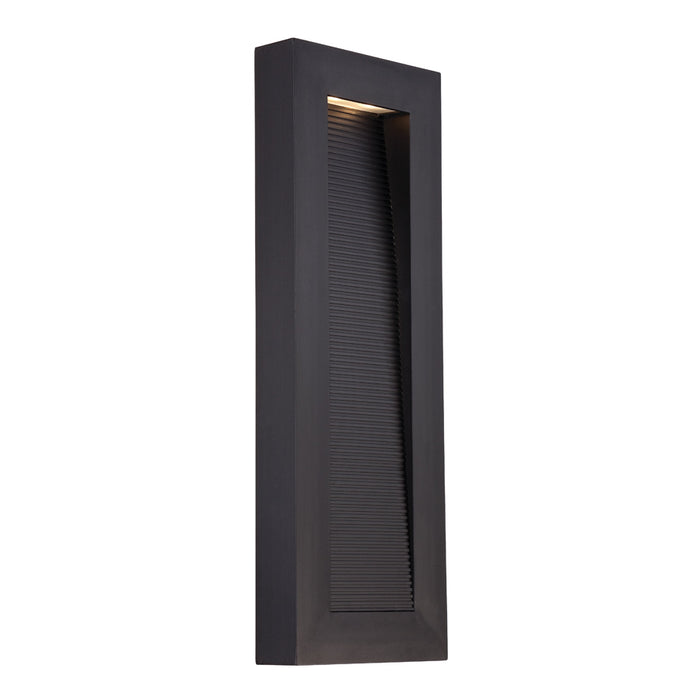 Modern Forms WS-W1122-BK LED Outdoor Wall Sconce, Black