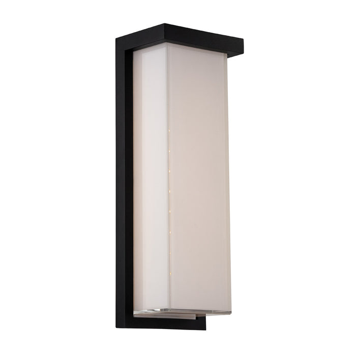 Modern Forms WS-W1414-BK LED Outdoor Wall Sconce, Black