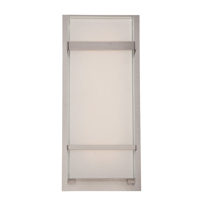 Modern Forms WS-W1616-SS LED Outdoor Wall Sconce, Stainless Steel