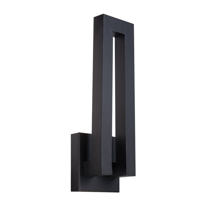 Modern Forms WS-W1718-BK LED Outdoor Wall Sconce, Black