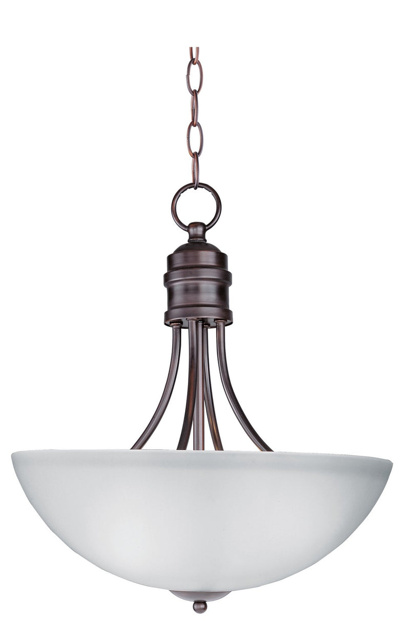Maxim 10044FTOI Three Light Pendant, Oil Rubbed Bronze