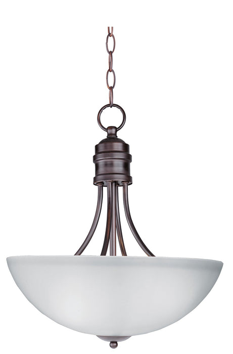 Maxim 10044FTOI Three Light Pendant, Oil Rubbed Bronze
