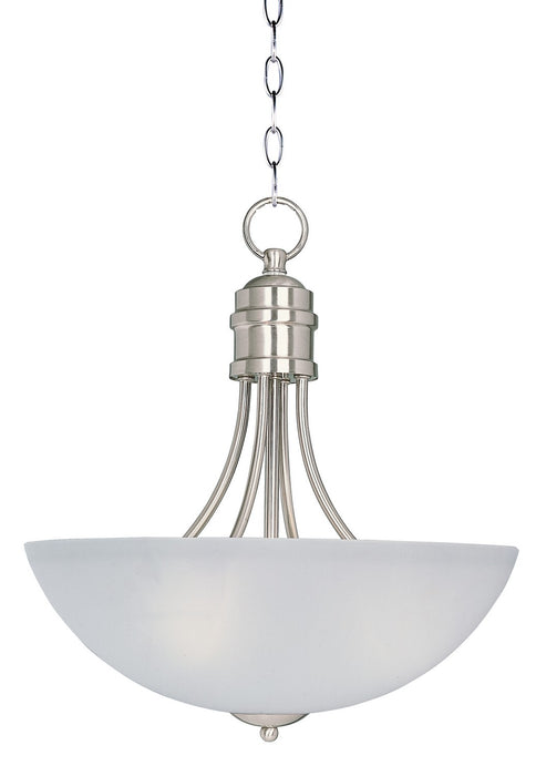Maxim 10044FTSN Three Light Pendant, Satin Nickel