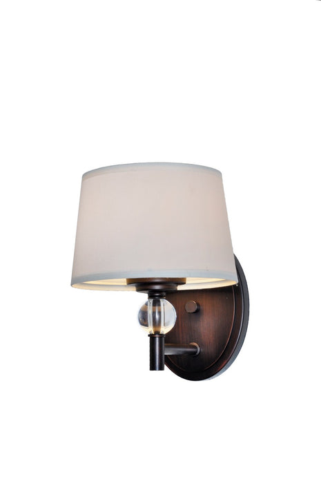 Maxim 12761WTOI One Light Wall Sconce, Oil Rubbed Bronze
