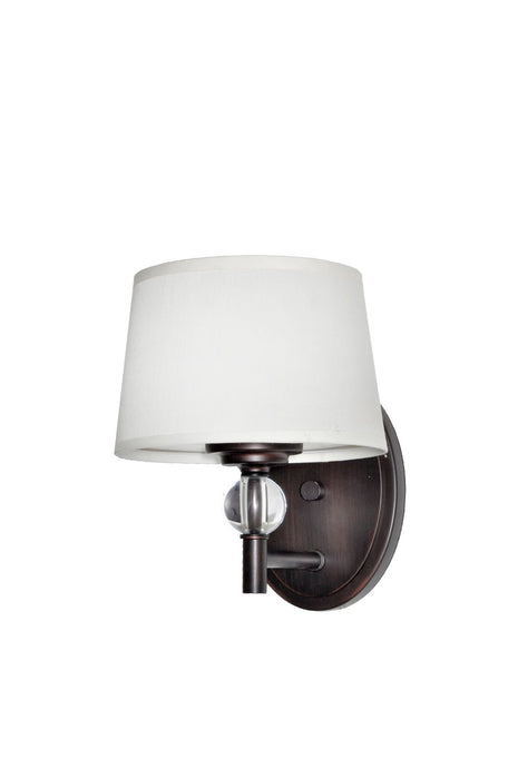 Maxim 12761WTOI One Light Wall Sconce, Oil Rubbed Bronze