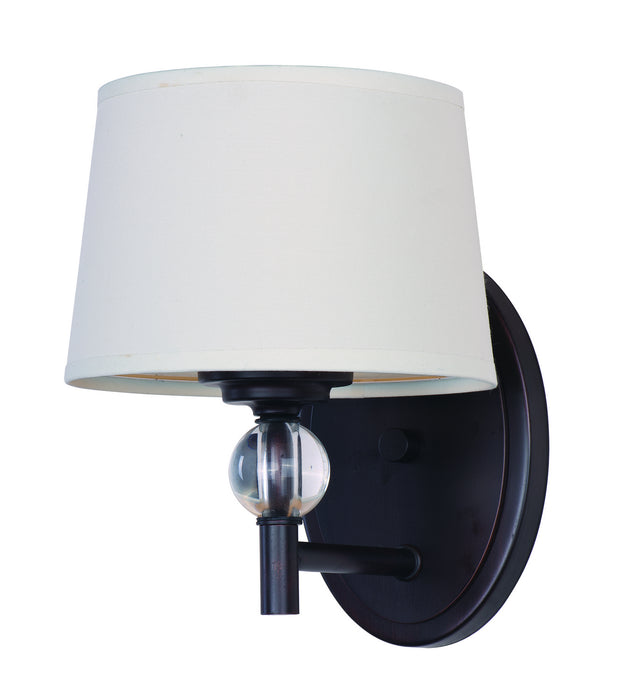 Maxim 12761WTOI One Light Wall Sconce, Oil Rubbed Bronze
