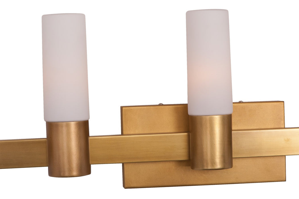 Maxim 22415SWNAB Five Light Bath Vanity, Natural Aged Brass