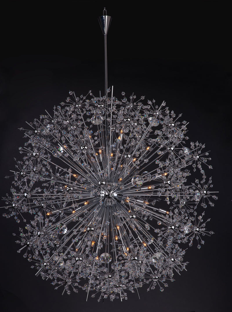 Maxim 39747BCPC 40 Light Chandelier, Polished Chrome