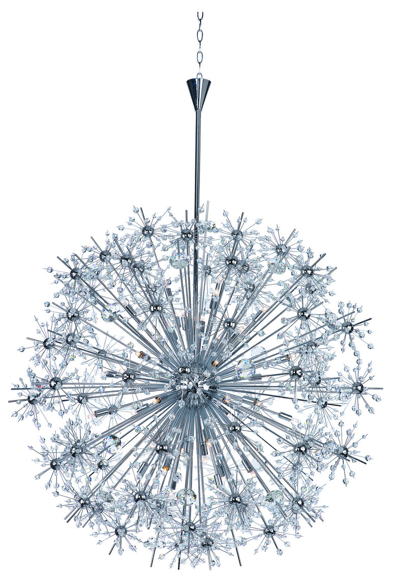 Maxim 39747BCPC 40 Light Chandelier, Polished Chrome