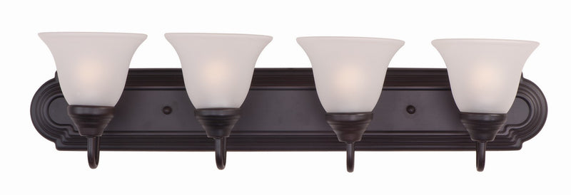 Maxim 8014FTOI Four Light Bath Vanity, Oil Rubbed Bronze
