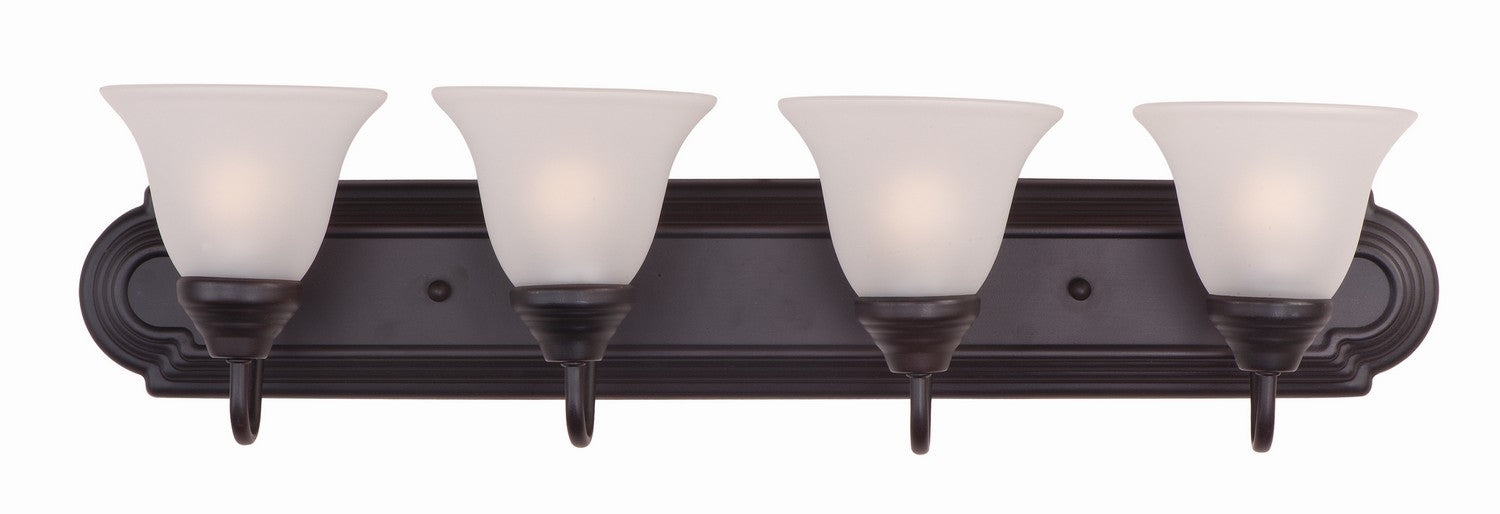 Maxim 8014FTOI Four Light Bath Vanity, Oil Rubbed Bronze