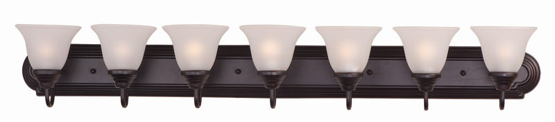 Maxim 8016FTOI Seven Light Bath Vanity, Oil Rubbed Bronze