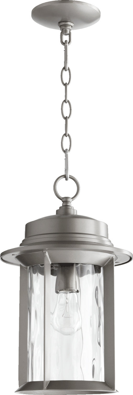 Quorum 7247-9-3 One Light Pendant, Graphite