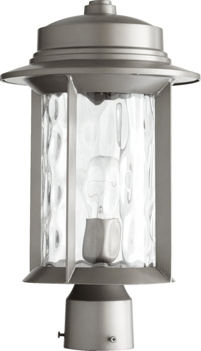 Quorum 7248-9-3 One Light Post Mount, Graphite