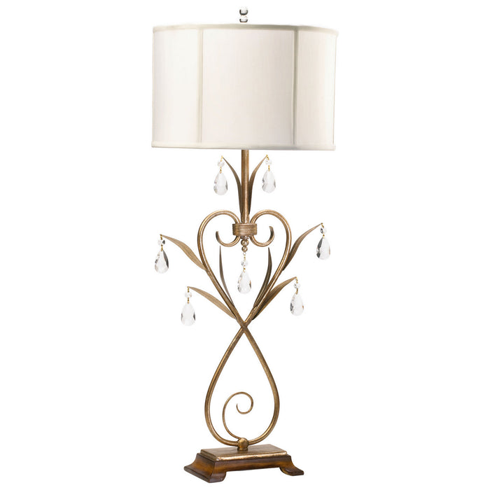 Cyan 04143-1 LED Table Lamp, Gold Leaf