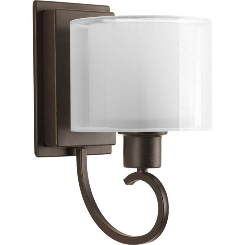 Progress Lighting P2041-20 One Light Bath, Antique Bronze