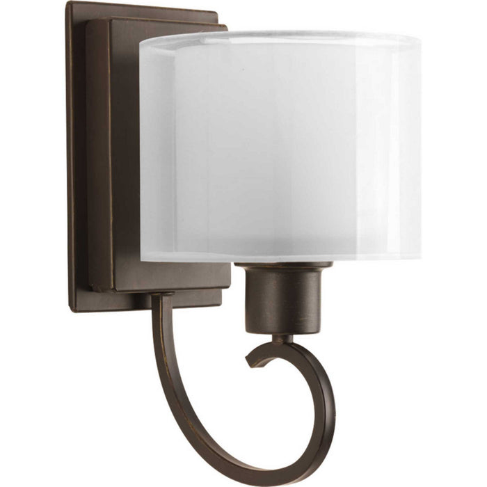 Progress Lighting P2041-20 One Light Bath, Antique Bronze