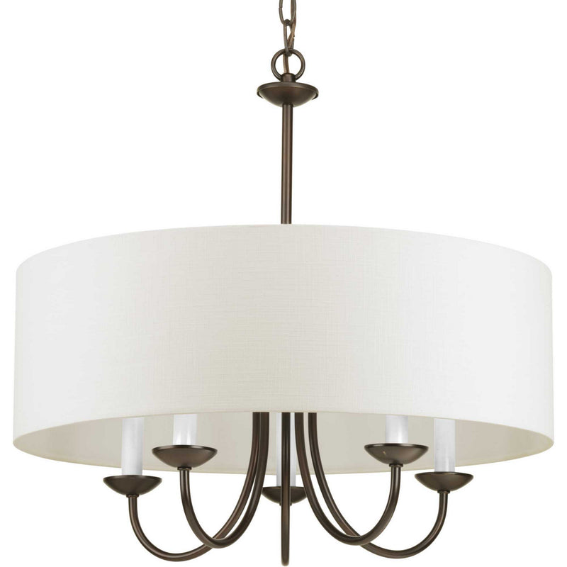Progress Lighting P4217-20 Five Light Chandelier, Antique Bronze