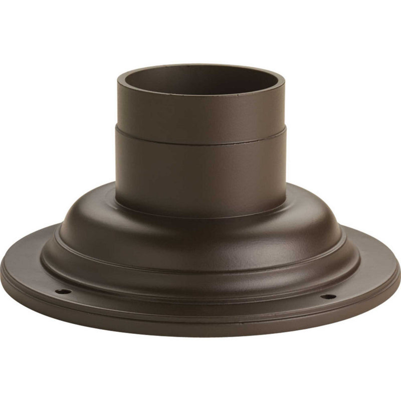 Progress Lighting P8726-20 Pedestal Mount Adapter, Antique Bronze