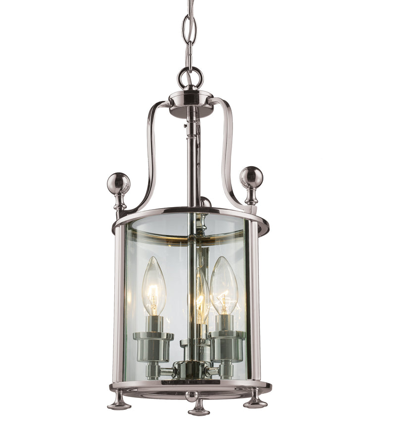 Z-Lite 191-3 Three Light Pendant, Brushed Nickel