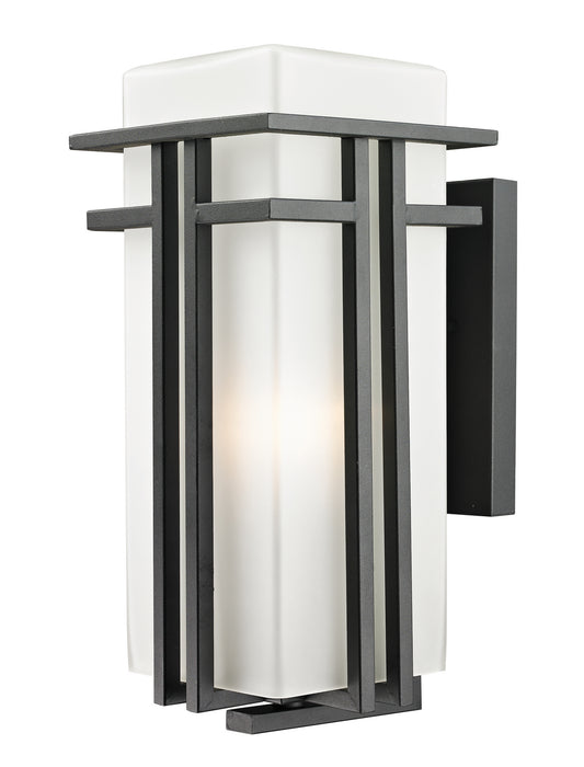 Z-Lite 549B-BK One Light Outdoor Wall Light, Black