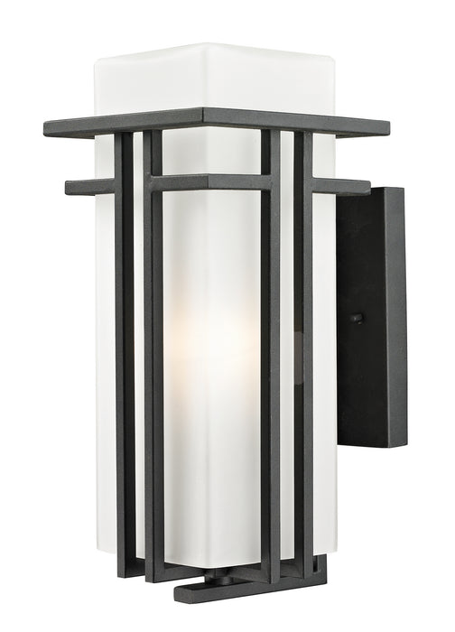 Z-Lite 549M-BK One Light Outdoor Wall Light, Black